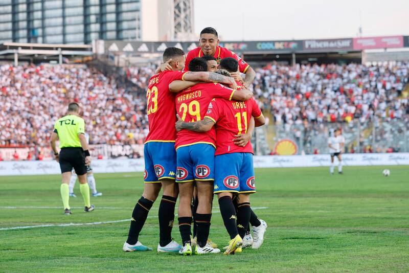 Unión Española sorprendió a Colo Colo en el estadio Monumental (Foto: Photosport)