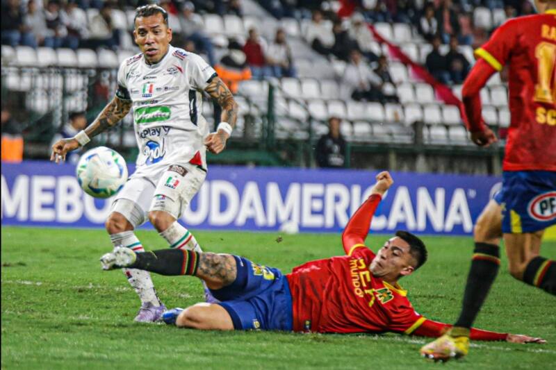 Los Hispanos cayeron 1-0 ante Once Caldas. Foto: @oncecaldas