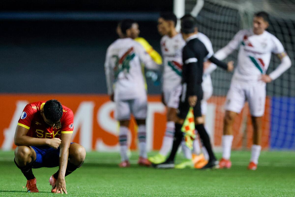 no pudo asegurar los tres puntos ante Fluminense por Copa Sudamericana. (Foto: Aton)