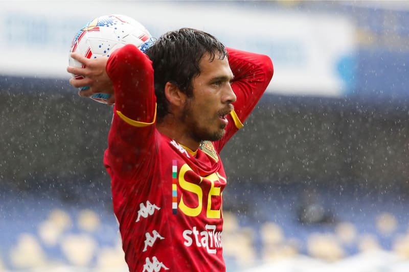 Luis Pavez Contreras, en su época de jugador hispano. Foto: Agencia Aton.