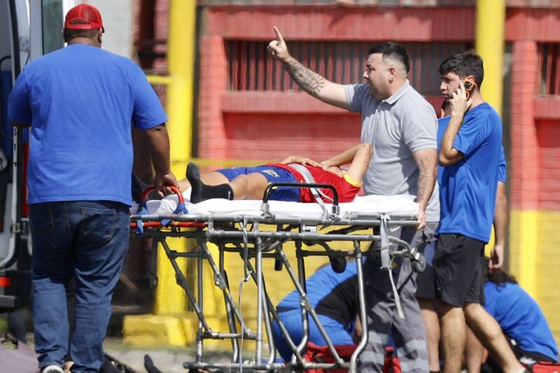 venció a Palestino, en un partido que tuvo un serio accidente. Foto: Instagram Unión Española.