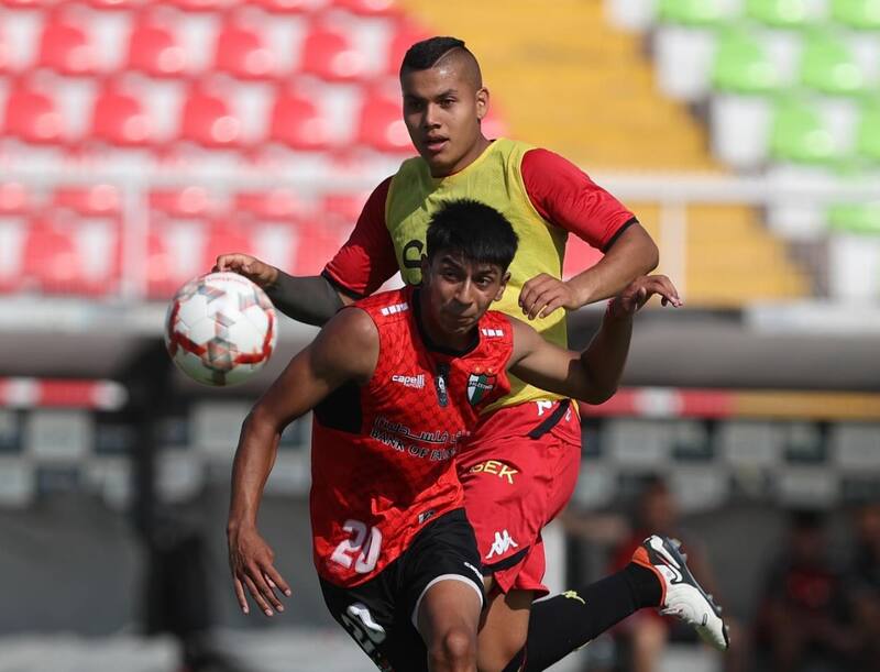 Palestino se sigue preparando y es el primer chileno que competirá internacionalmente en 2024. Foto: Instagram Palestino.
