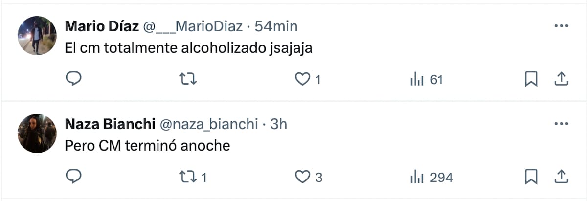 Hinchas mostraron su descontento en Twitter.