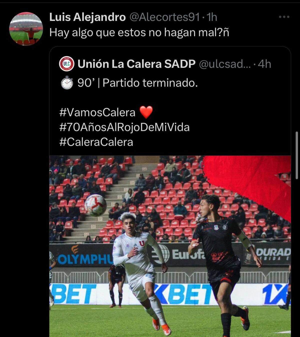 El error de los caleranos en redes sociales.
