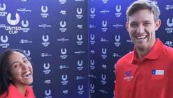 VIDEO | ¿Empanadas?: El gracioso momento que el bilingüe Nico Jarry protagonizó con Daniela Seguel en la United Cup