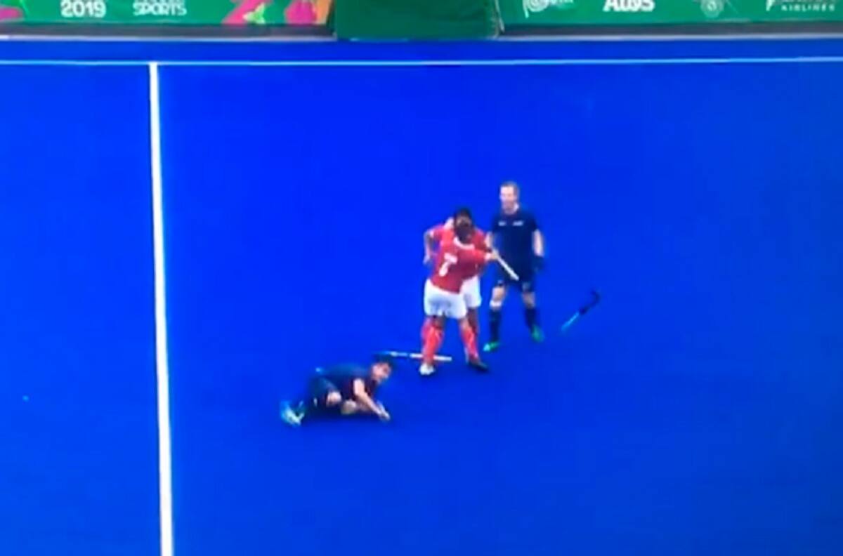 La pelea en el hockey entre Chile y Estados Unidos en Lima 2019 que no se vio en TV