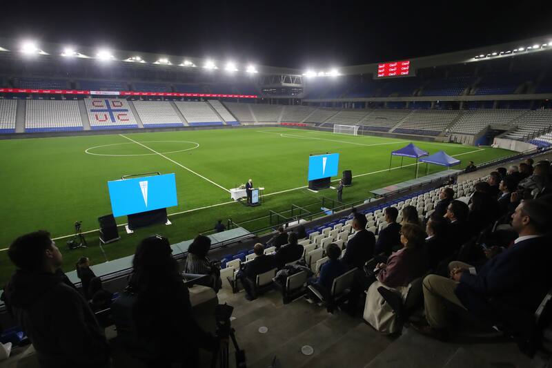 Inauguracion del Claro Arena.