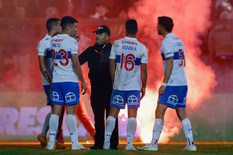 en el partido contra Ñublense por la fecha 22 del Campeonato Nacional.
