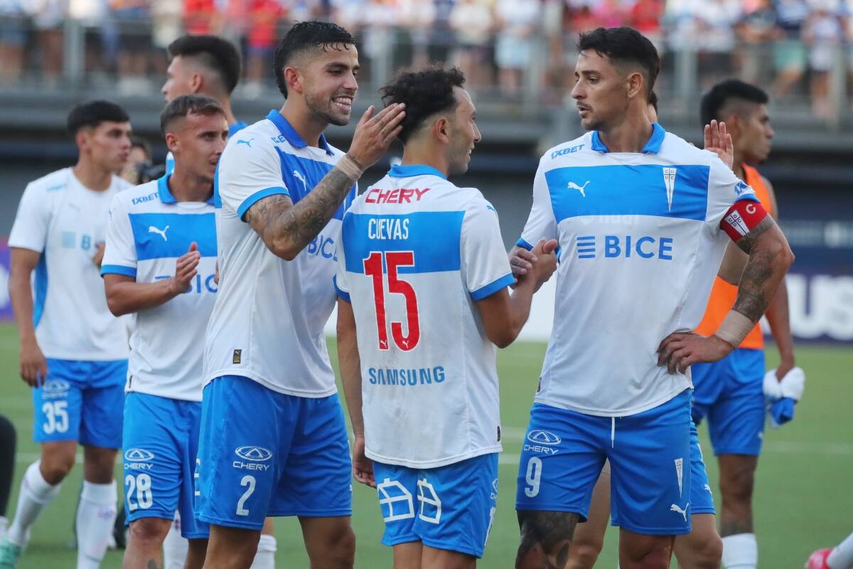 Los Cruzados vencieron por 1-0 a Everton en la primera fecha de Copa Chile. Foto: Agencia Aton.