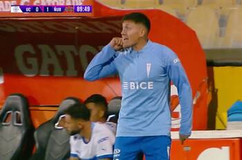 VIDEO | La insólita expulsión de Nicolás Castillo en derrota de la UC ante Ñublense