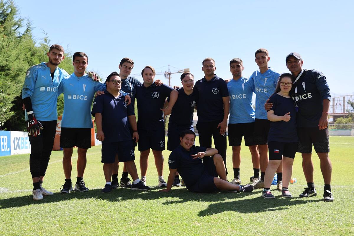 compartió una mañana con integrantes de la fundación Miradas Cruzadas (foto: Cruzados)