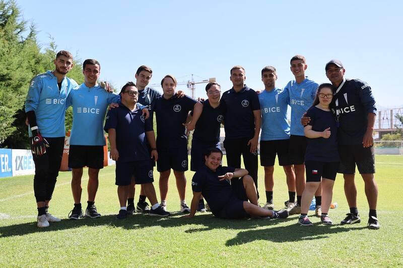 compartió una mañana con integrantes de la fundación Miradas Cruzadas (foto: Cruzados)