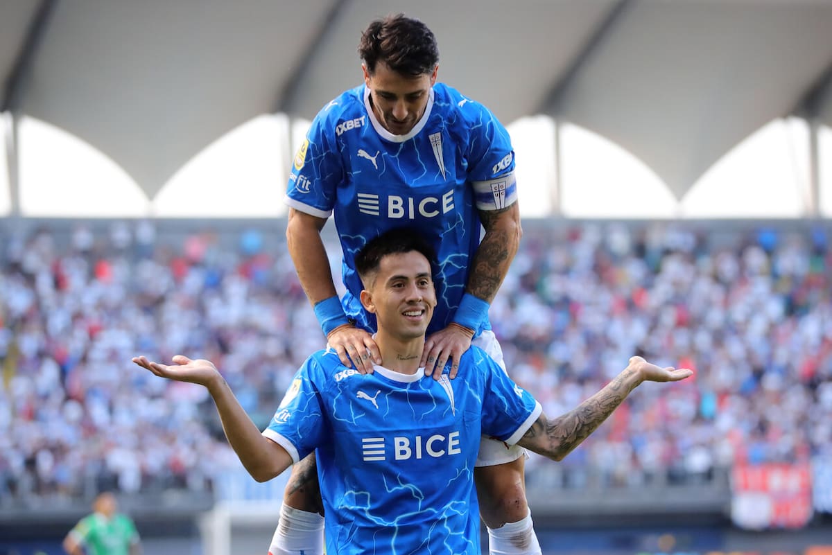 Los Cruzados llegan al duelo con Cruzeiro luego de derrotar 4-3 a Audax Italiano en el torneo. Foto: Aton.