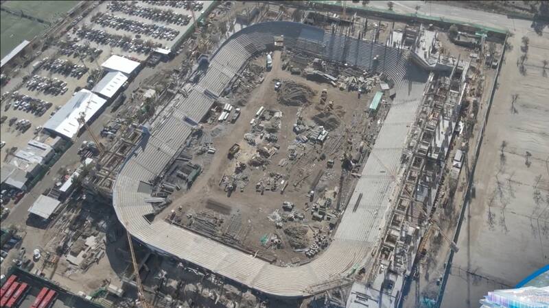 exhibió cómo está quedando el nuevo San Carlos de Apoquindo. Foto: Cruzados.