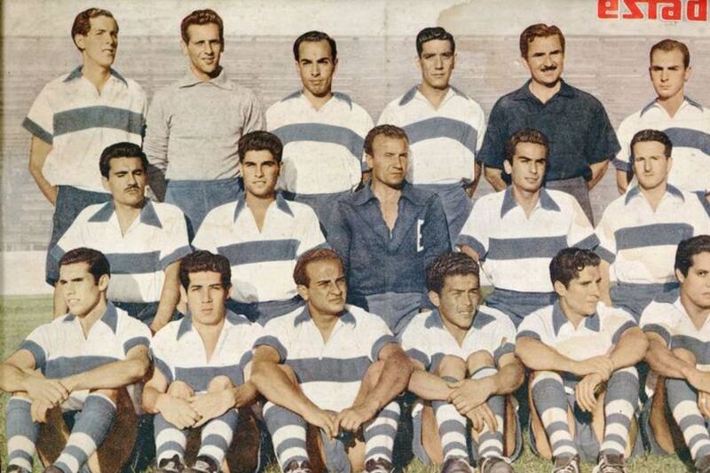 El equipo campeón de 1954. Foto: Archivo Revista Estadio.