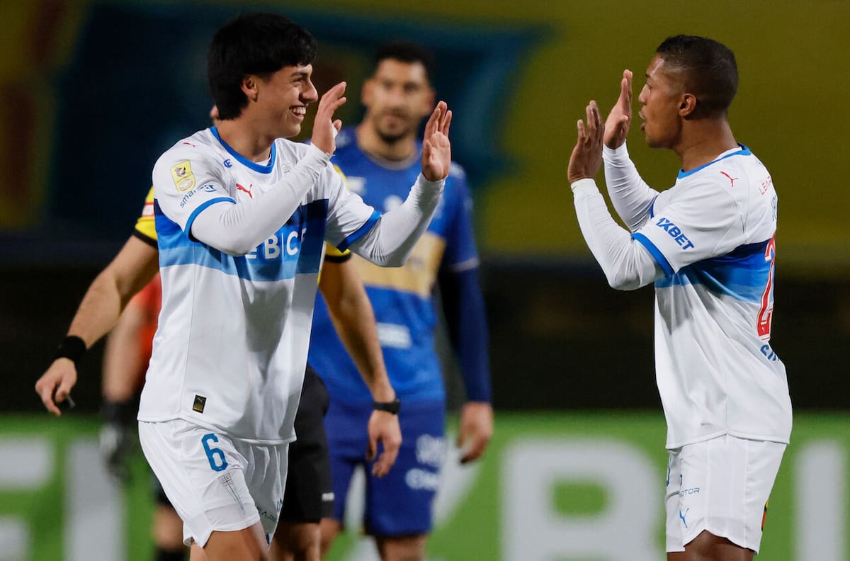 Arrasa en Viña: revisa los tres goles con que la UC se fue al descanso ante Everton por Copa Chile