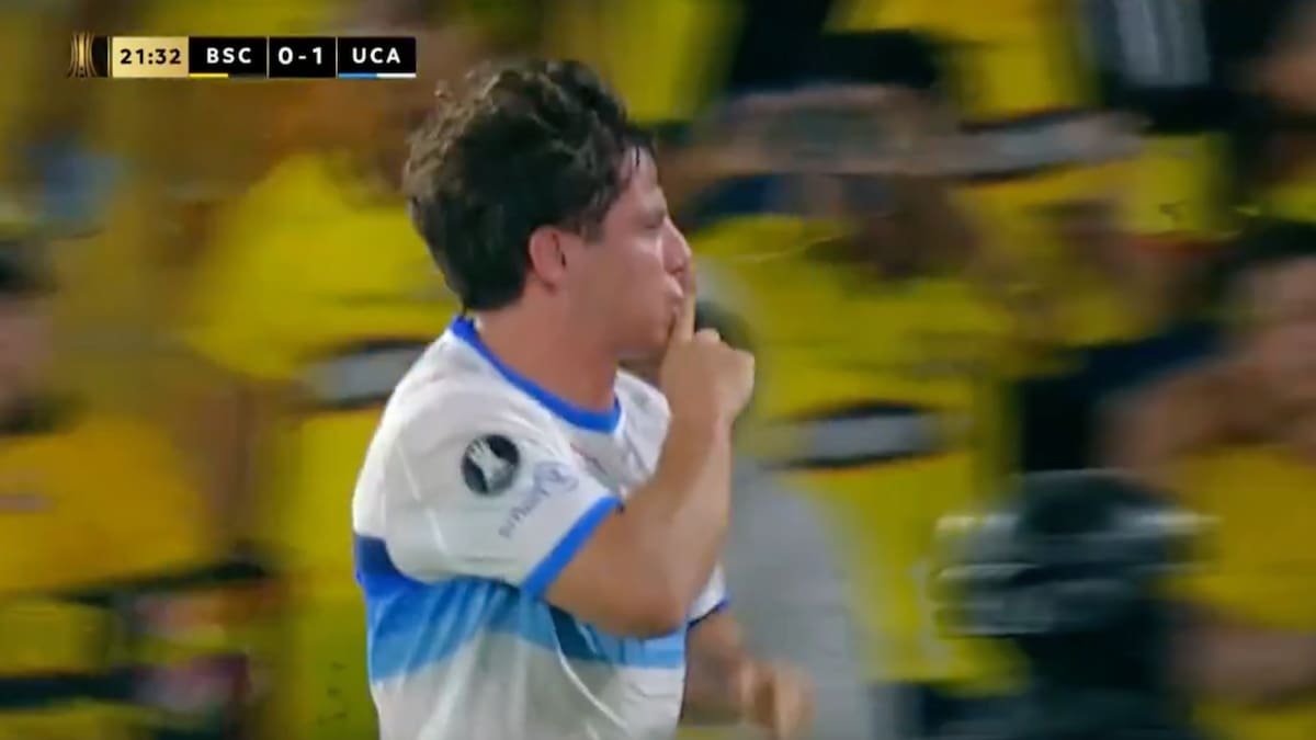 VIDEO | Mandó a callar al público: el gol de Clemente Montes que ilusiona a la UC en Ecuador