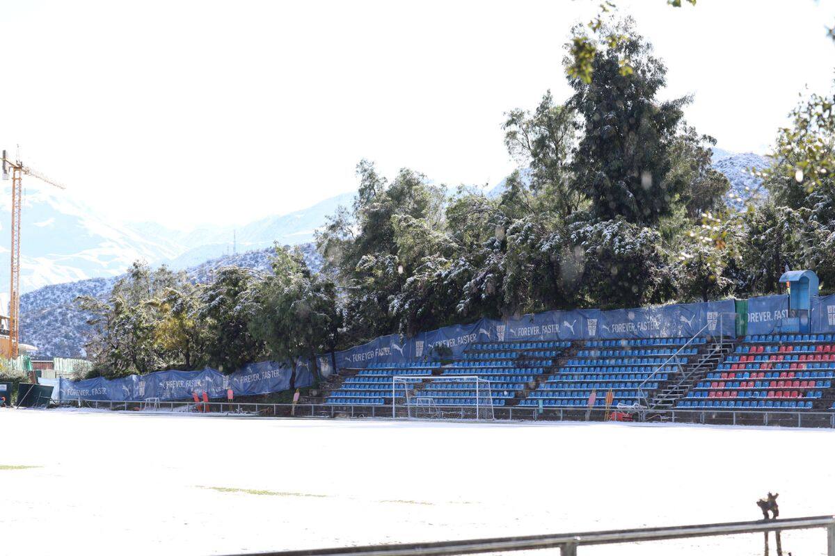 Así se veía el Complejo Raimundo Tupper esta mañana.