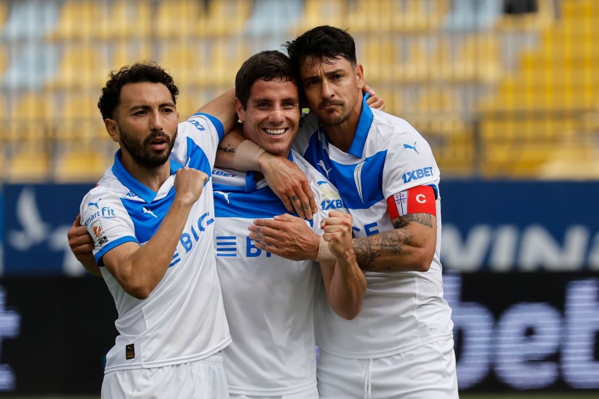 . Los Cruzados aplastaron a Everton en Sausalito. Foto: Agencia Aton.