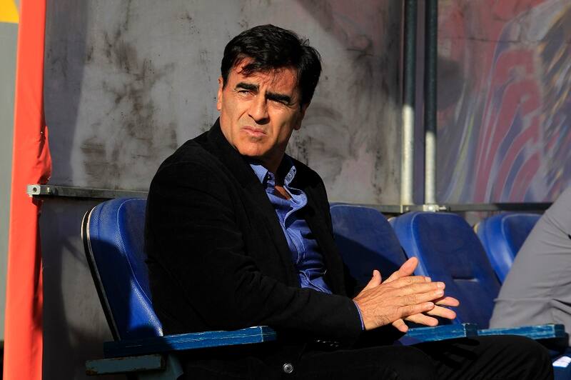 Futbol, Universidad Catolica vs Palestino
Supercopa 2019
El entrenador de Universidad Catolica Gustavo Quinteros toma su lugar antes del partido de la Supercopa contra Palestino disputado en el estadio Sausalito de Vina del Mar, Chile.
23/03/2019
Sebastian Cisternas/Photosport
Football, Universidad Catolica vs Palestino
2019 Supercopa Championship
Universidad Catolica's manager Gustavo Quinteros takes his place prior to the Supercopa Championship match against Palestino held at the Sausalito stadium in Vina del Mar, Chile.
23/03/2019
Sebastian Cisternas/Photosport
