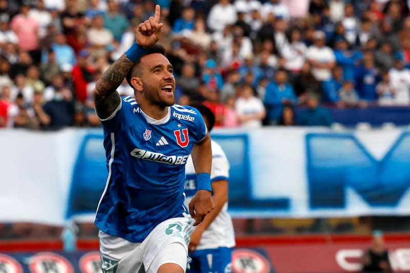 El jugador de Universidad de Chile, Matias Zaldivia.