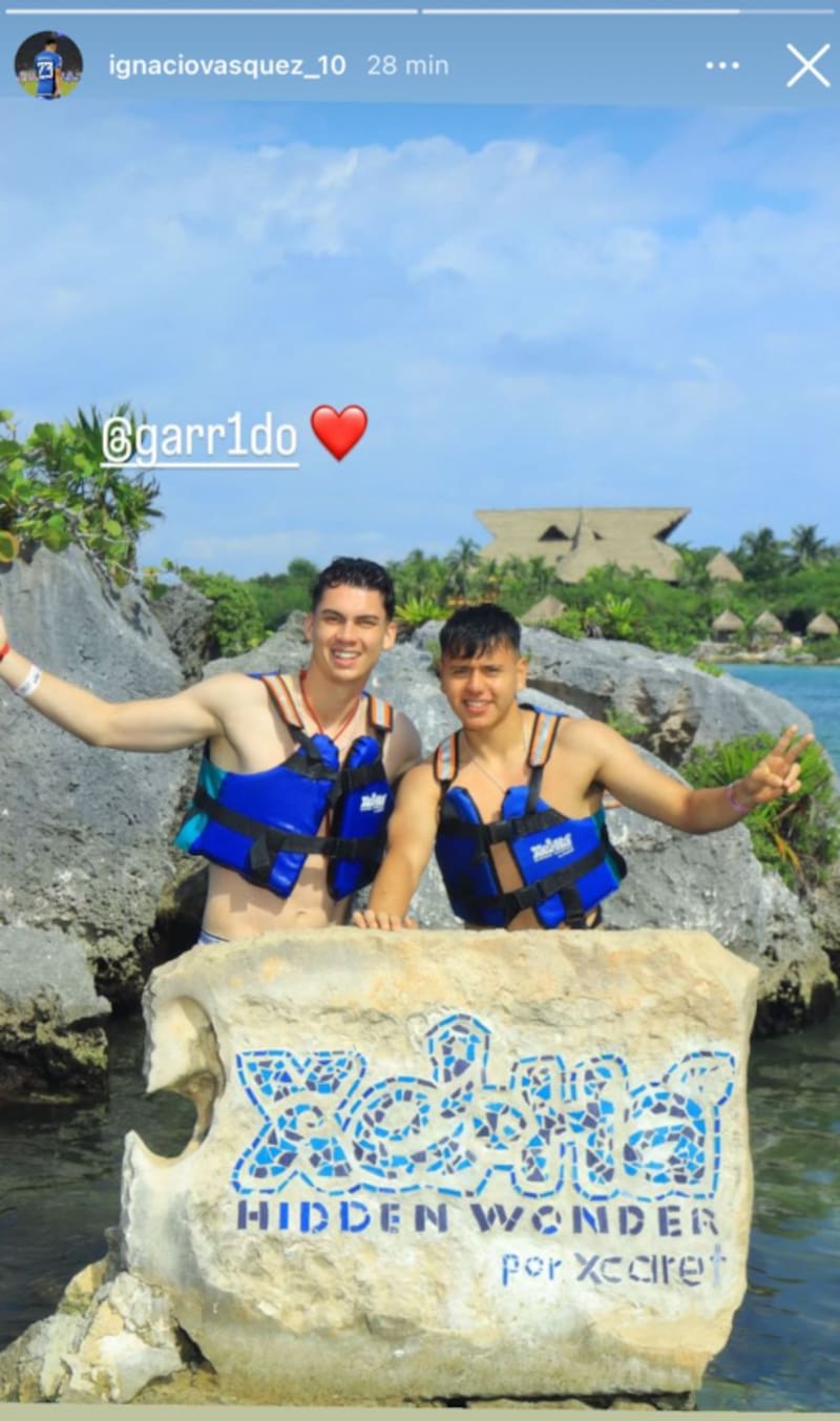 Jugadores de la U en México.