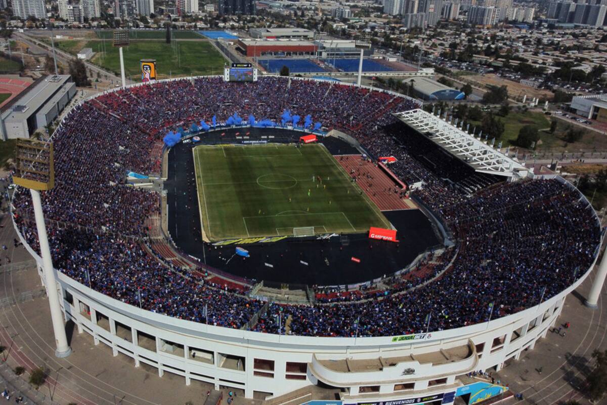 El Estadio Nacional volvió este año para acoger a la U. Foto: Aton.