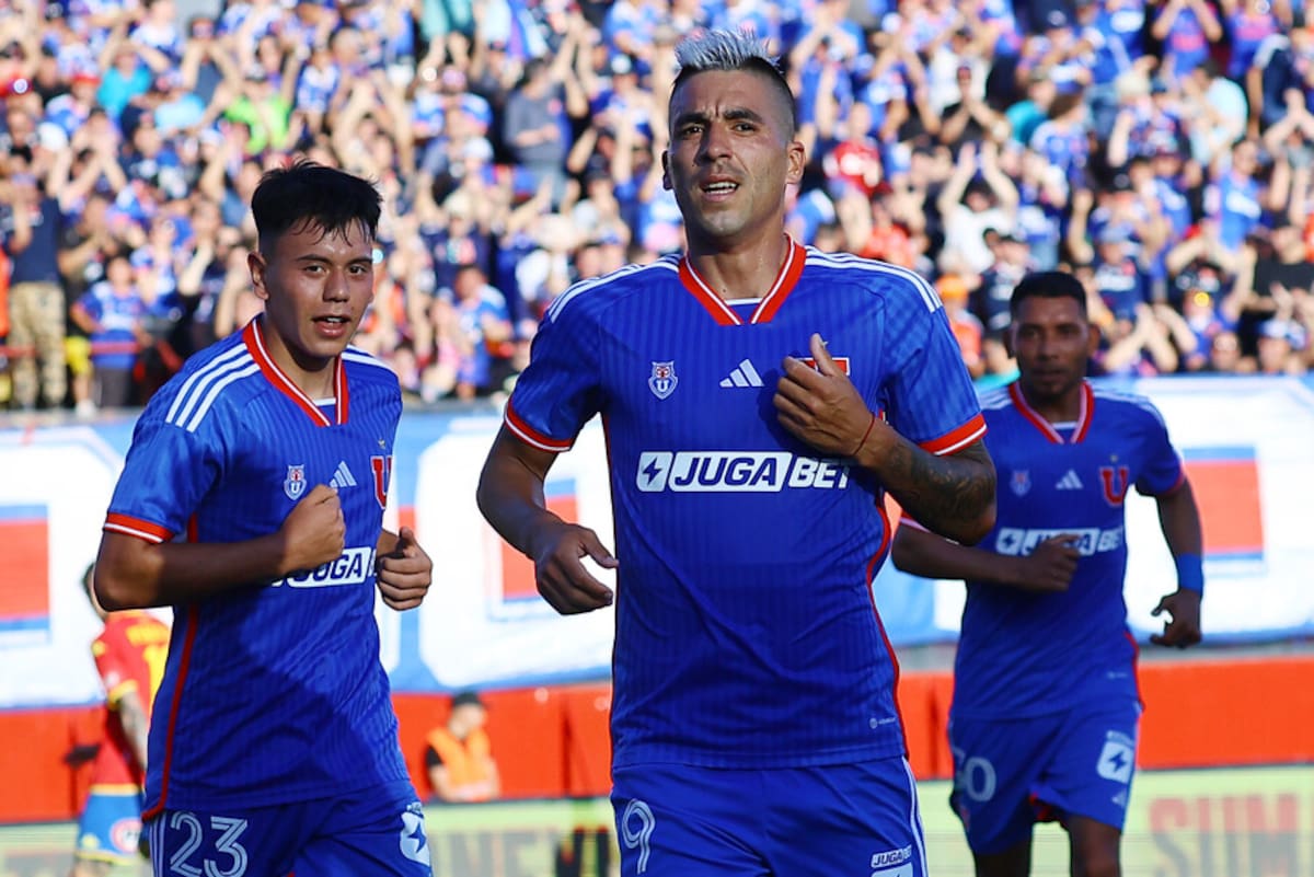 Los azules vencieron a Unión Española. Foto: Aton.
