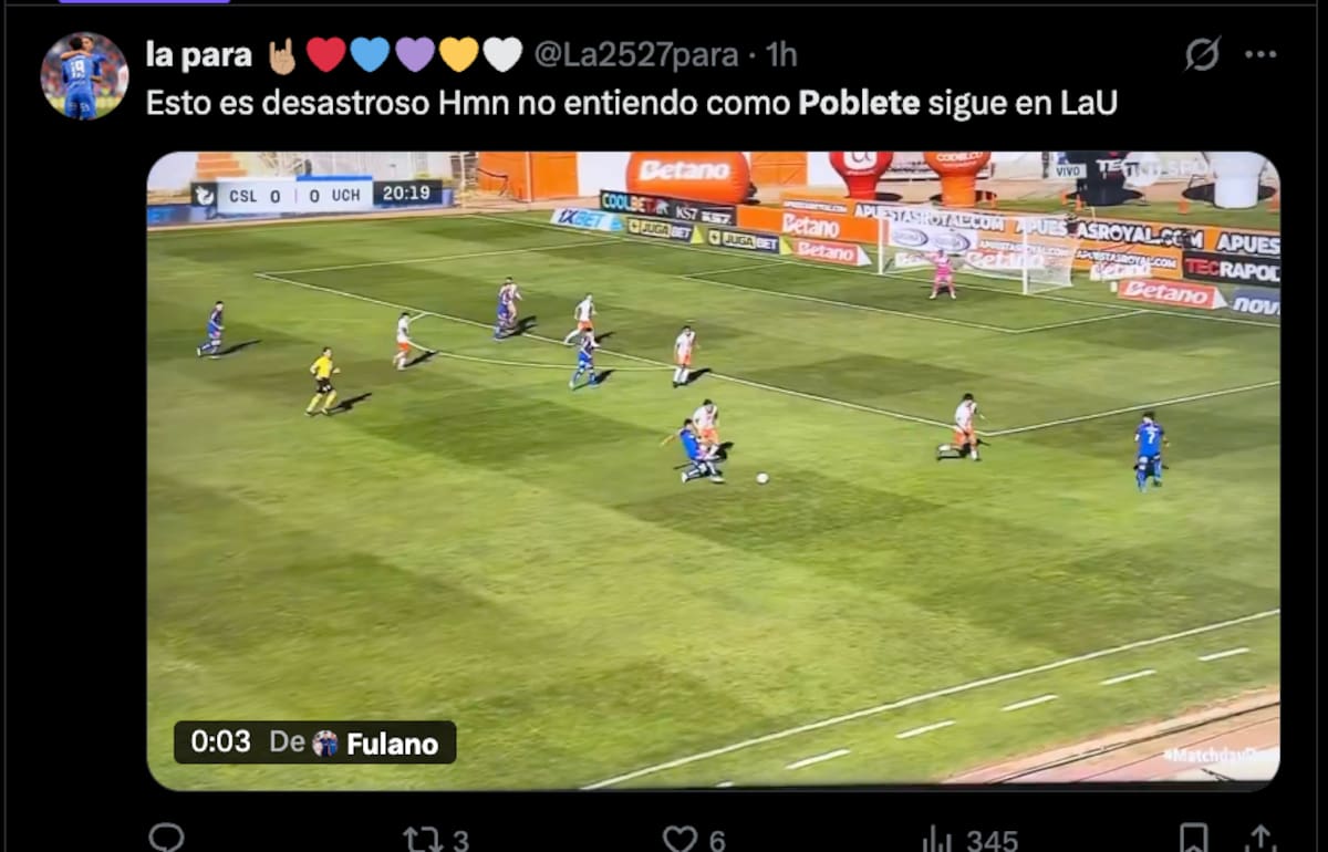 Israel Poblete fue criticado por los hinchas tras el duelo en El Salvador. Foto: Captura.