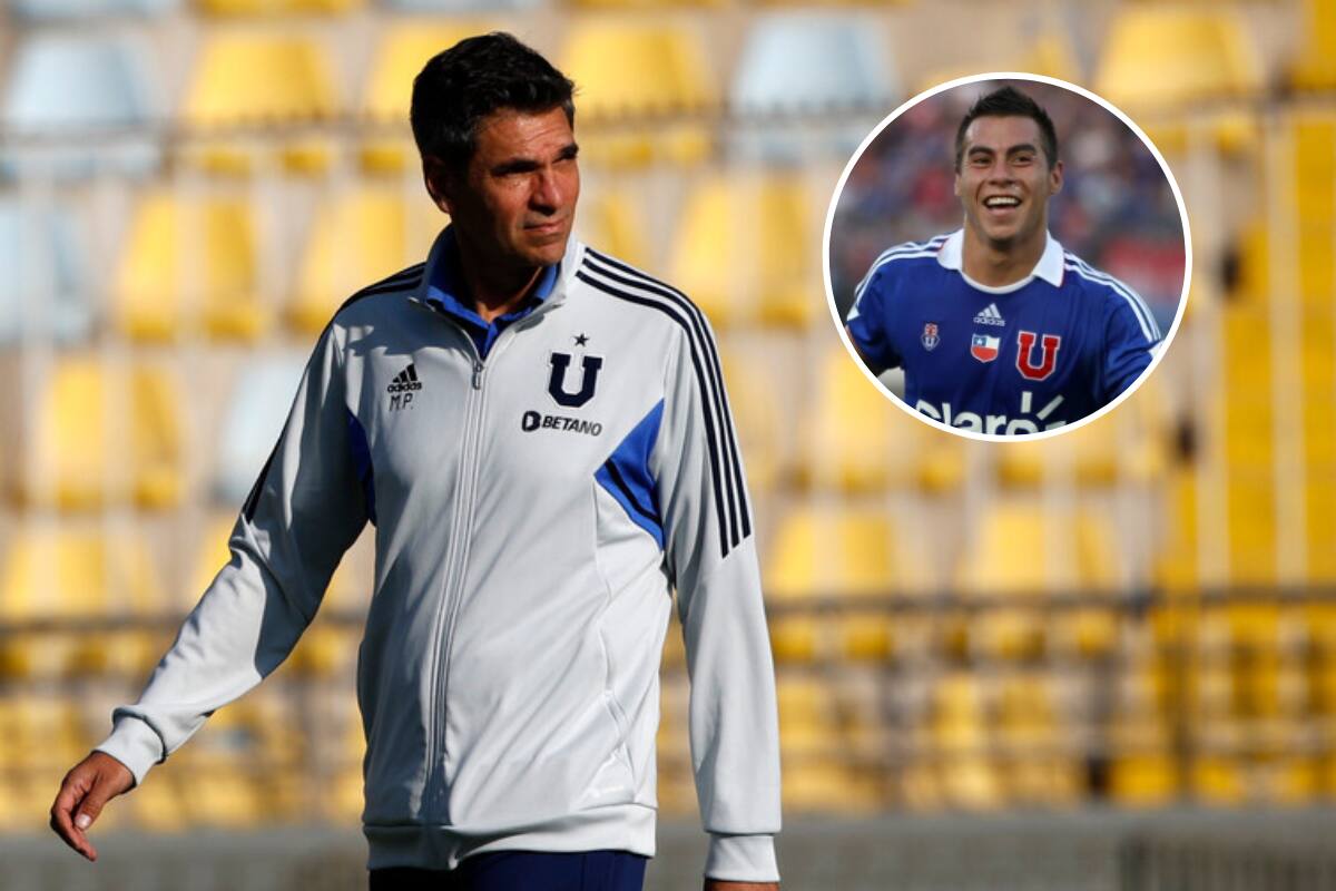 Mauricio Pellegrino dirigiendo a la U. Foto: Aton.