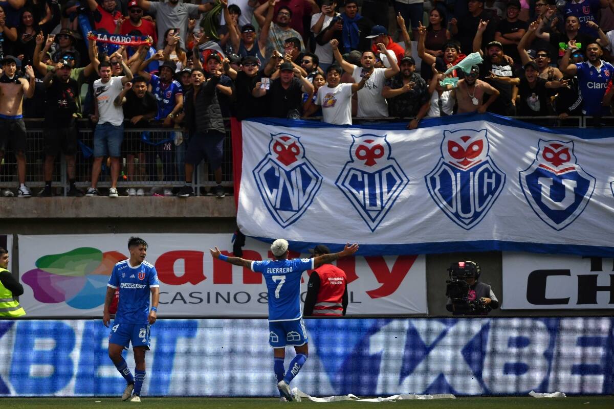 La U derrotó a Deportes Copiapó en el Estadio Luis Valenzuela Hermosilla.