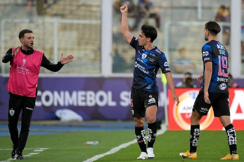Lorenzo Faravelli, junto a Martín Anselmi en Independiente del Valle.