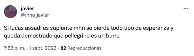 Hinchas de la U molestos en redes sociales.