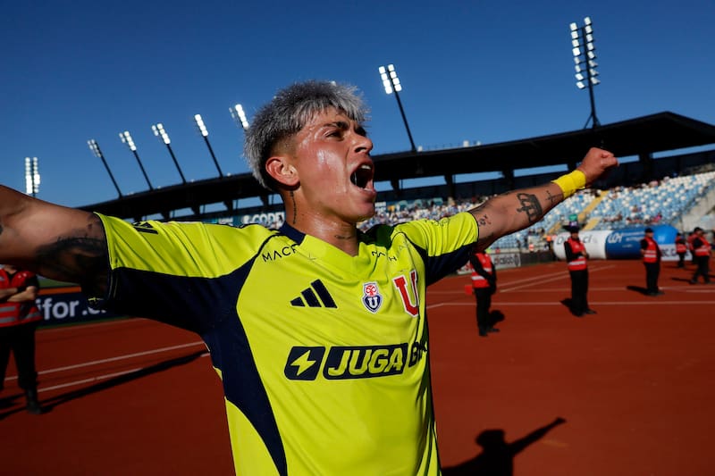 Maximiliano Guerrero, marcó el gol de los azules ante O'Higgins. Foto: Aton.