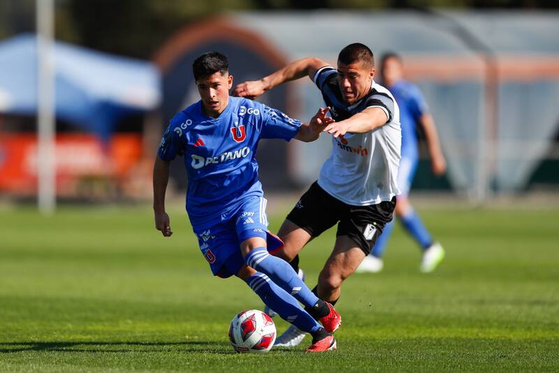 Renato Huerta en el partido de la U con Santiago Morning. Foto: @udechile.