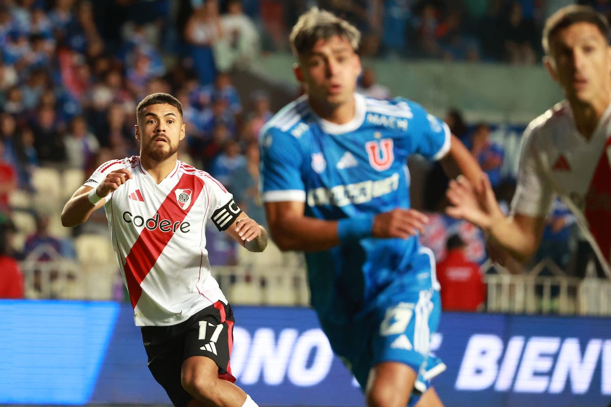 Paulo Díaz enfrentando a los azules en 2025. Foto: Aton.