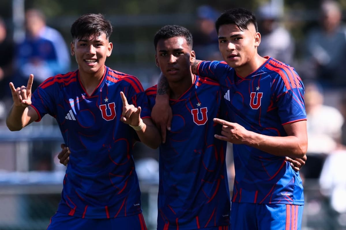 La categoría de Sub-20 de los azules le ganó a Universidad Católica este viernes. Foto: Instagram.