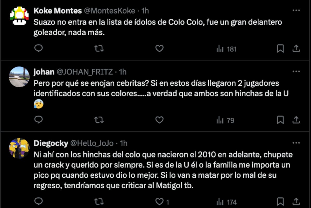 El hijo de Humberto Suazo fue visto en la hinchada de la U.