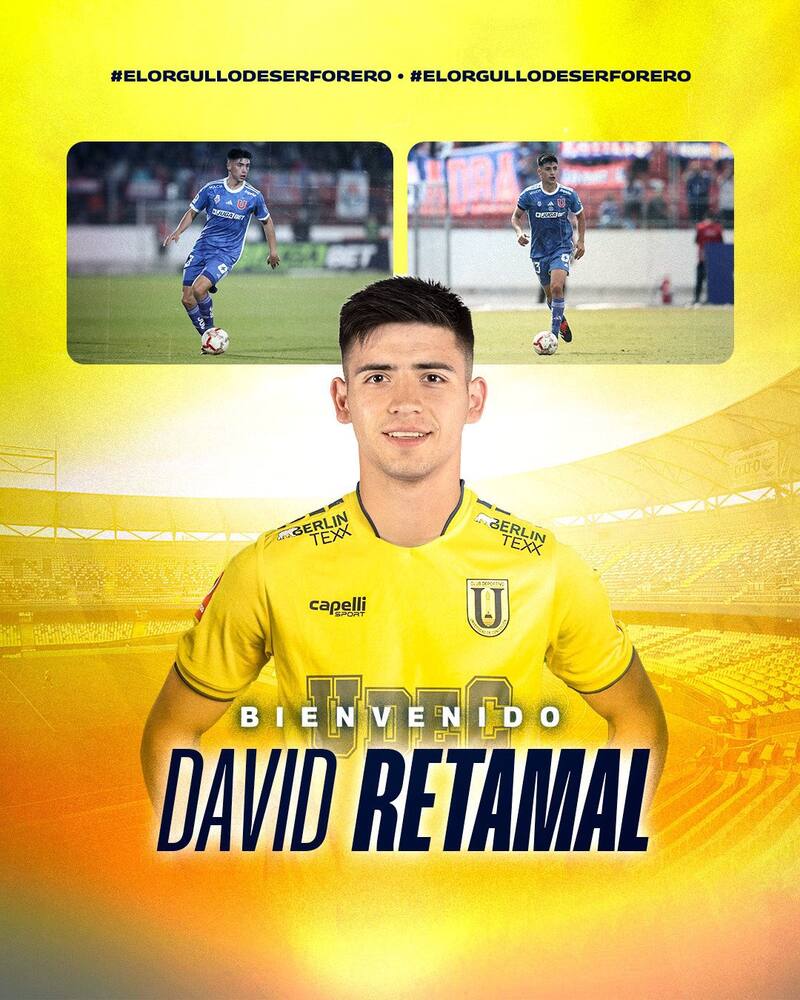 David Retamal presentado en la U. de Conce.