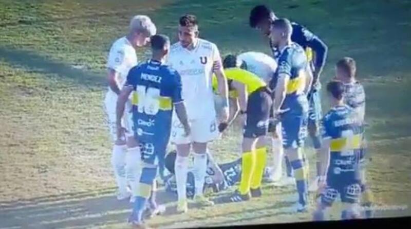 Matías Zaldivia y el hecho que provocó su furia en el duelo ante Everton.