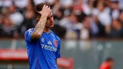 Duro golpe para la U: la sanción que recibió Franco Calderón tras expulsión en el Superclásico