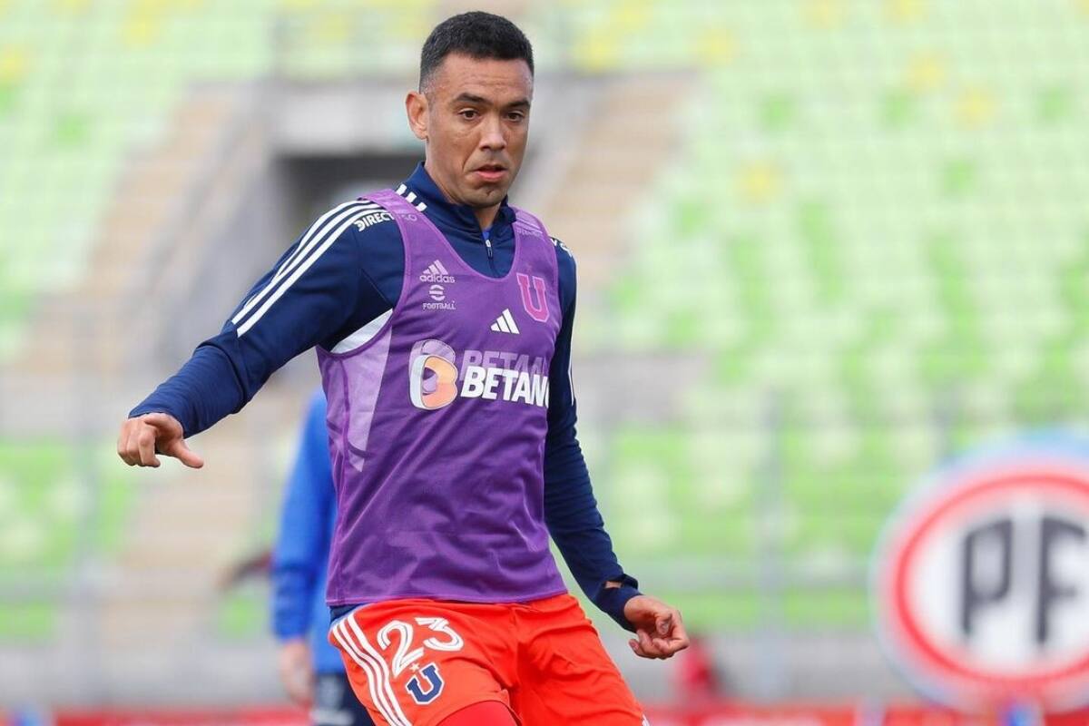 Nery Domínguez preocupa en la U. Foto: Instagram @udechile