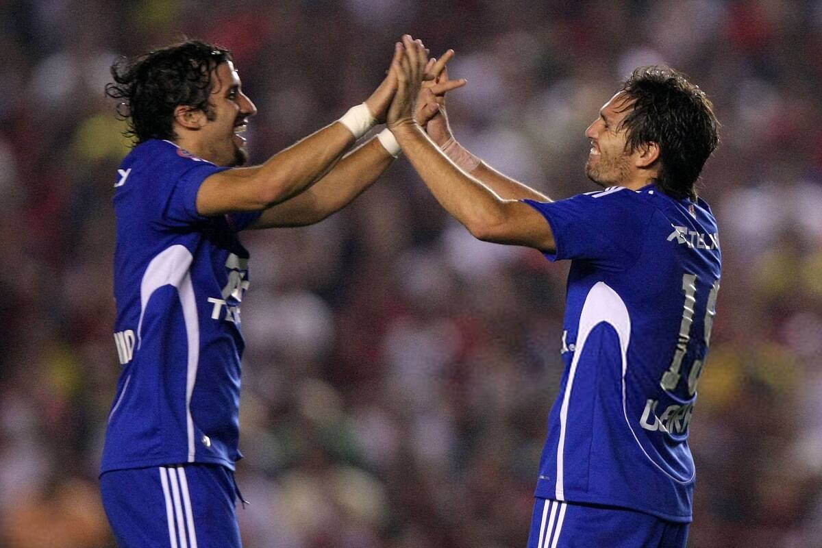 La U celebrando el 2010 en el Maracaná por Copa Libertadores