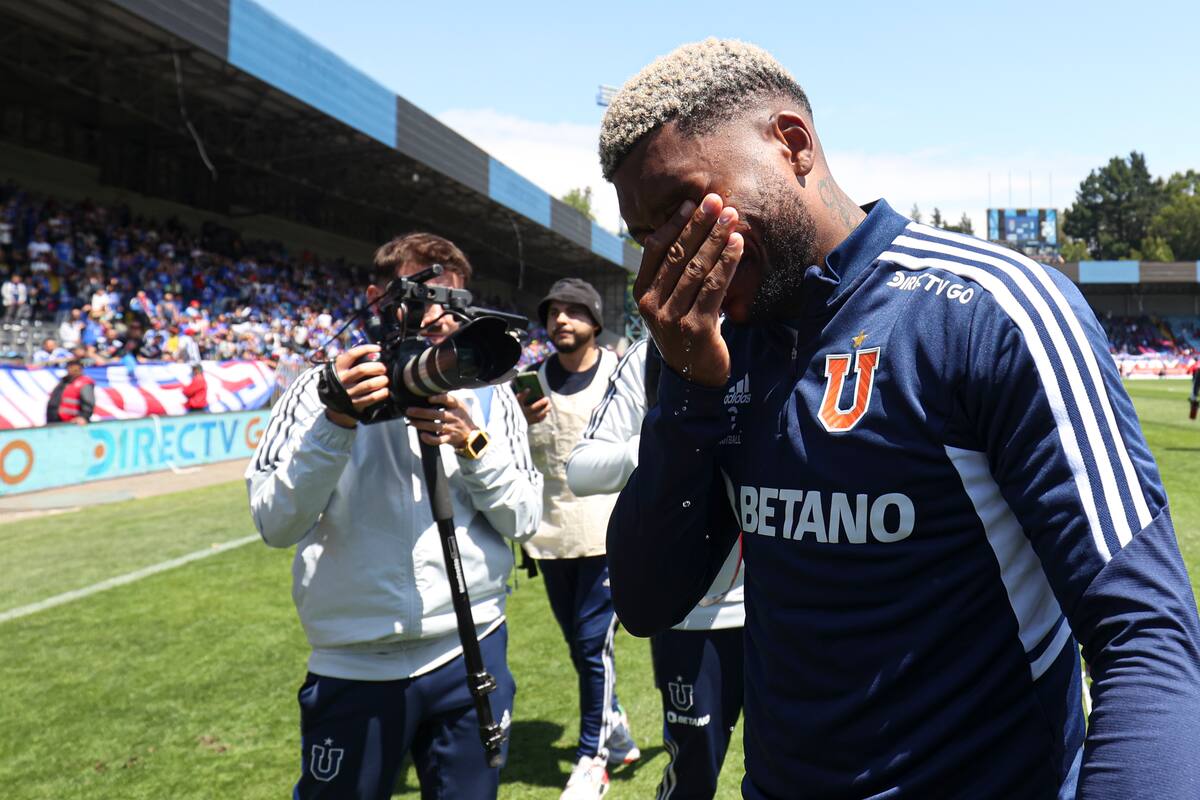 Junior Fernandes, durante su etapa en los azules en 2022.