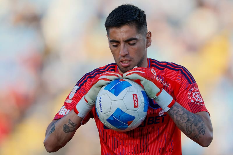 Gabriel Castellón, es el actual arquero titular de la U. Foto: Aton.