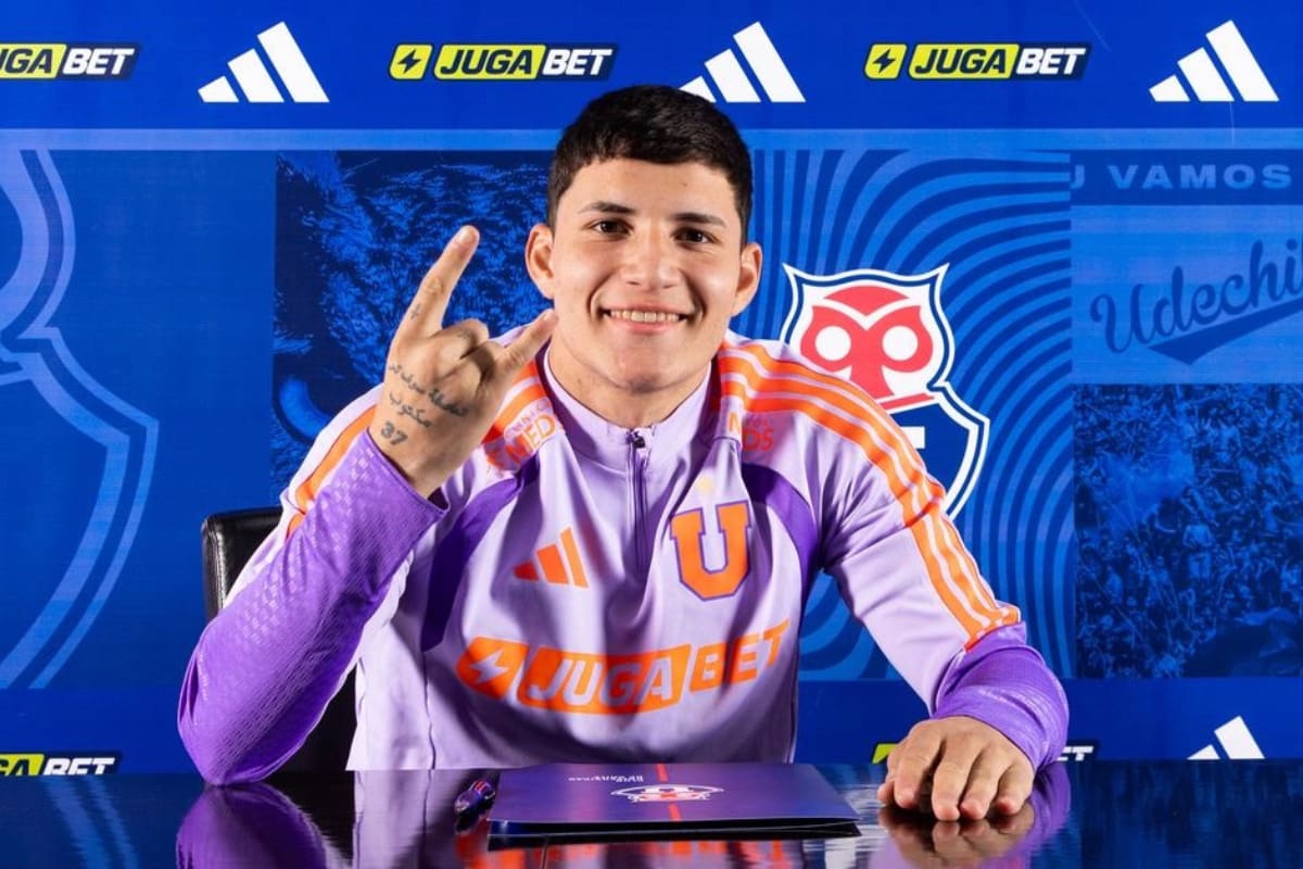 Gonzalo Reyna, nuevo refuerzo de los azules. Foto: Prensa UCH.