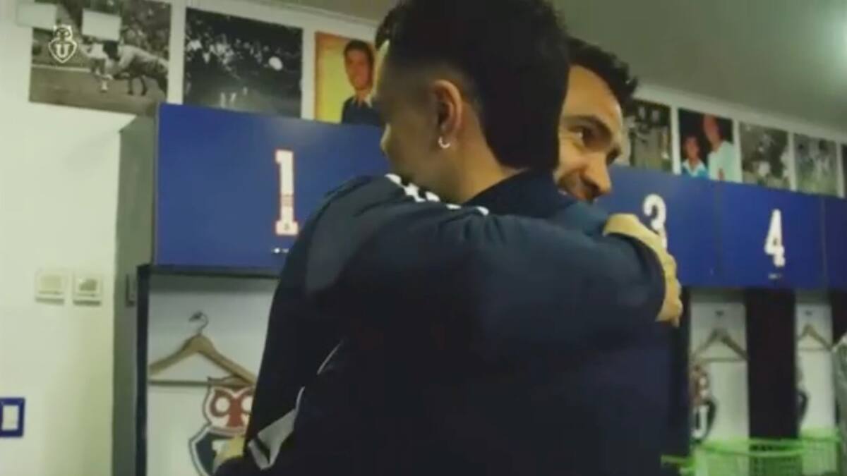 “Te van a tratar bien acá”: el reencuentro de Vicente Fernández con Cristopher Toselli en la U