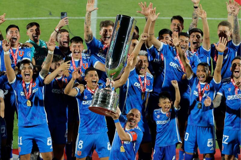 ganó la Copa Chile y el próximo año jugara en la Copa Libertadores. Foto: Agencia Aton.