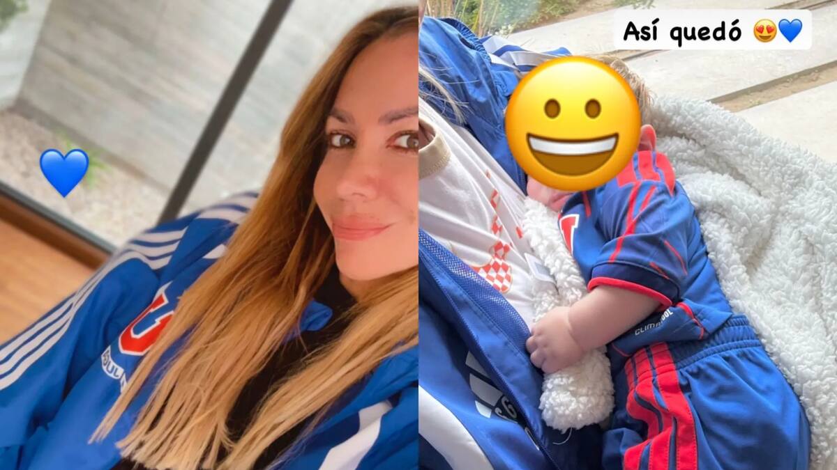 Esposa de Fernando Gago y su hijo. Foto: Captura de Instagram.