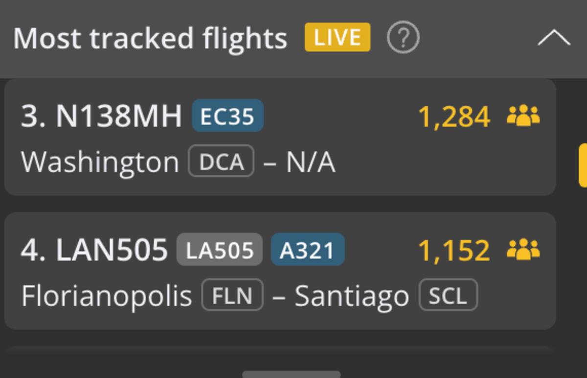 Plataforma: FlightRadar.